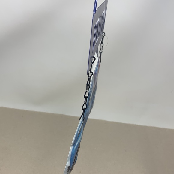 PATRIOTIC METAL BLUE PICKUP TRUCK W/ USA FLAG WELCOME SIGN WALL DOOR USA decor - Picture 8 of 10